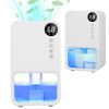 37.2OZ Dehumidifier Indoor Portable Small Dehumidifier with Sleep Mode 1-24H Timer 7-Color Lighting 950sq.ft Coverage Touch Control for Home Bathroom