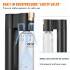VEVOR Sparkling Water Maker, Soda Maker Machine for Home Carbonating, Seltzer Water Starter Kit with 2 BPA-free 1L PET Bottles