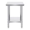 Stainless Steel Commercial Kitchen Work Food Prep Table 24"x 24"