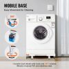 VEVOR Mini Fridge Stand Universal Laundry Pedestal, Adjustable Refrigerator Stand with Smooth Casters