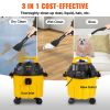 VEVOR Wet Dry Vac, 2.6 Gallon, 2.5 Peak HP, 3 in 1 Shop Vacuum with Blowing Function, Portable with Attachments to Clean Floor, Upholstery, Gap, Car
