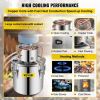 VEVOR Alcohol Still 5 Gal 21L Stainless Steel Water Alcohol Distiller Copper Tube Home Brewing Kit Build-in Thermometer for DIY Whisky Wine Brandy