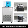 VEVOR Laboratory Chiller Circulator 6L Chiller Lab Low Temperature Cooling Liquid Circulator Pump Chiller Lab Recirculating Chiller Water Bath Recircu
