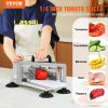 VEVOR Commercial Tomato Slicer, 1/4 inch Tomato Cutter Slicer, Stainless Steel Heavy Duty Tomato Slicer Machine