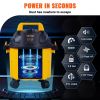 VEVOR Wet Dry Vac, 2.6 Gallon, 2.5 Peak HP, 3 in 1 Shop Vacuum with Blowing Function, Portable with Attachments to Clean Floor, Upholstery, Gap, Car