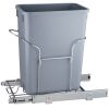VEVOR Pull-Out Trash Can, 29L Single Bin, Under Mount Kitchen Waste Container with Slide and Handle