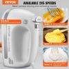 VEVOR Electric Hand Mixer, 5-Speed, 250 Watt Portable Electric Handheld Mixer, with Turbo Boost Beaters Dough Hooks Whisk Storage Case