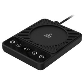 Desktop Electric Mug Warmer Auto Shut Off Timer Setting 6 Temperature Levels Cup Warmer for Milk Tea Cup Heating Plate (Option: CupWarmerBlack)