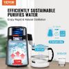 VEVOR Water Distiller, 4L 1.05 Gallon Pure Water Purifier Filter For Home Countertop, 750W Distilled Water Maker