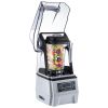 VEVOR 110V Commercial Smoothie Blenders, 1.5L/50.7oz 1500W Countertop Silent Blender w/ 3-Side Silica Gel Sound Shield