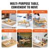 VEVOR Bed Tray Table with Foldable Legs, Bamboo Breakfast Tray for Sofa, Bed, Eating, Snacking, and Working, Folding Serving Laptop Desk Tray