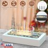 Tabletop Fire Pit With Roasting Sticks Portable Indoor Outdoor Tabletop Fireplace Ethanol Mini Fire Pit Table Top Decoration for Christmas Dinner Part